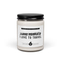 I Love People & I Love to Travel - Scented Candle